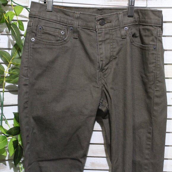 LEVI’S 511 SLIM FIT Dark Olive MEN'S JEANS (698) - Picture 3 of 10